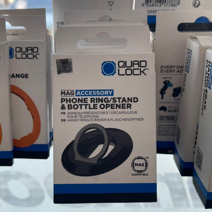 QUAD LOCK MAG PHONE RING/STAND & BOTTLE OPENER
