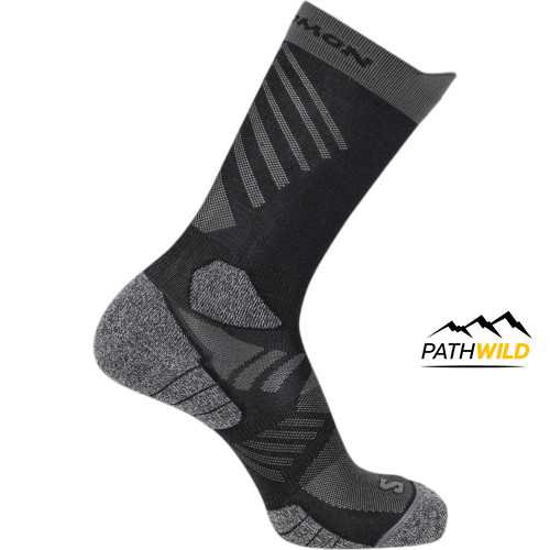 SALOMON SOCKS AERO CREW ถุงเท้าเทคนิคอล Unisex เหมาะสำหรับการวิ่งเทรลและฝึกซ้อมในชีวิตประจำวัน