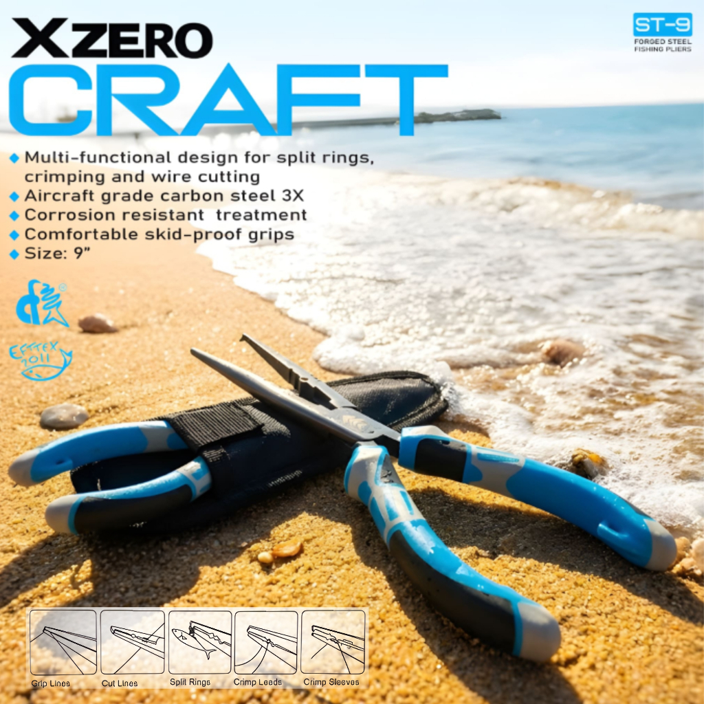 คีมอเนกประสงค์ X ZERO CRAFT สำหรับตกปลา
