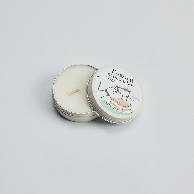 Summerstuff.marine - SOY WAX CANDLES กลิ่น ROASTED MARSHMALLOW (60 g) - เทียนหอมไขถั่วเหลือง