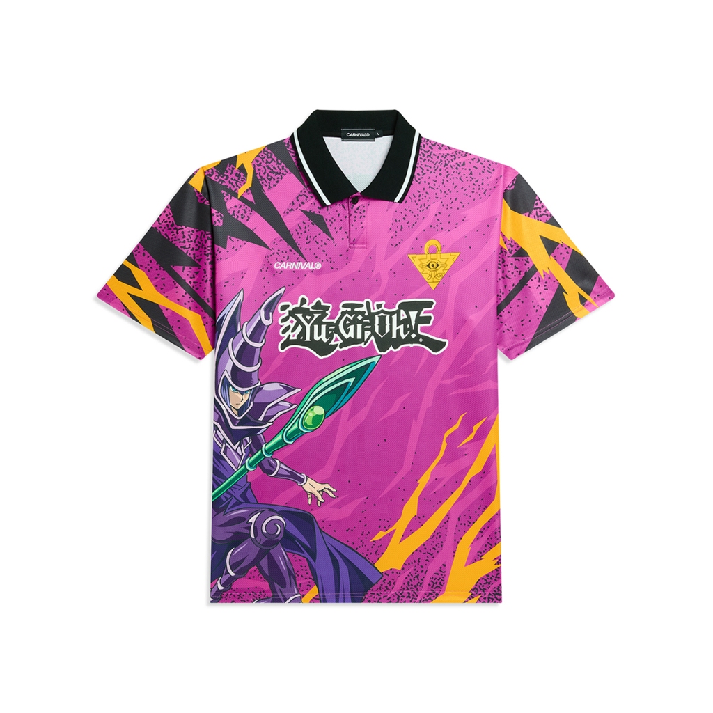 CARNIVAL CNVXYGOJS003PK YUGIOH DARK MAGICIAN FOOTBALL JERSEY PINK