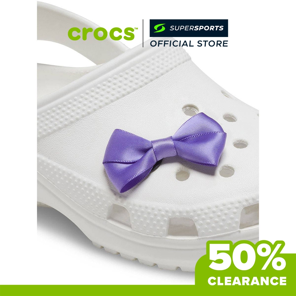 CROCS Jibbitz Purple Giant Bow ตัวติดรองเท้า