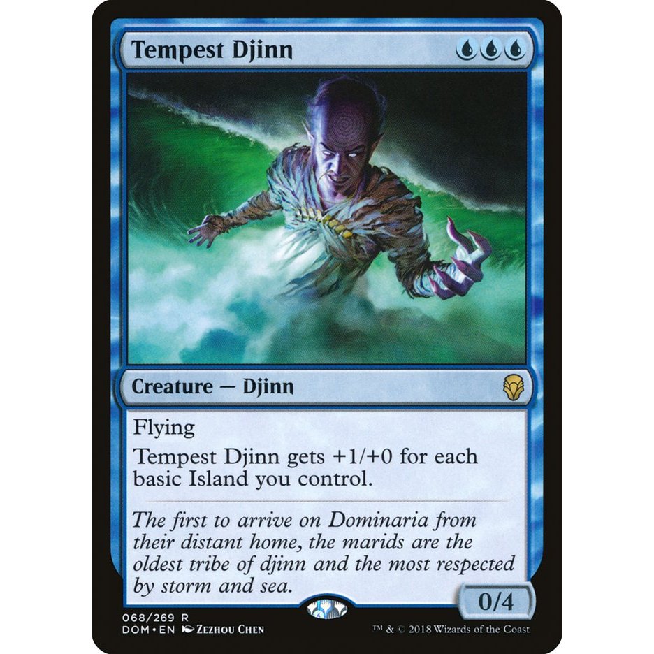 [Dominaria] - [DOM] - (R) - [Tempest Djinn] - [2018]