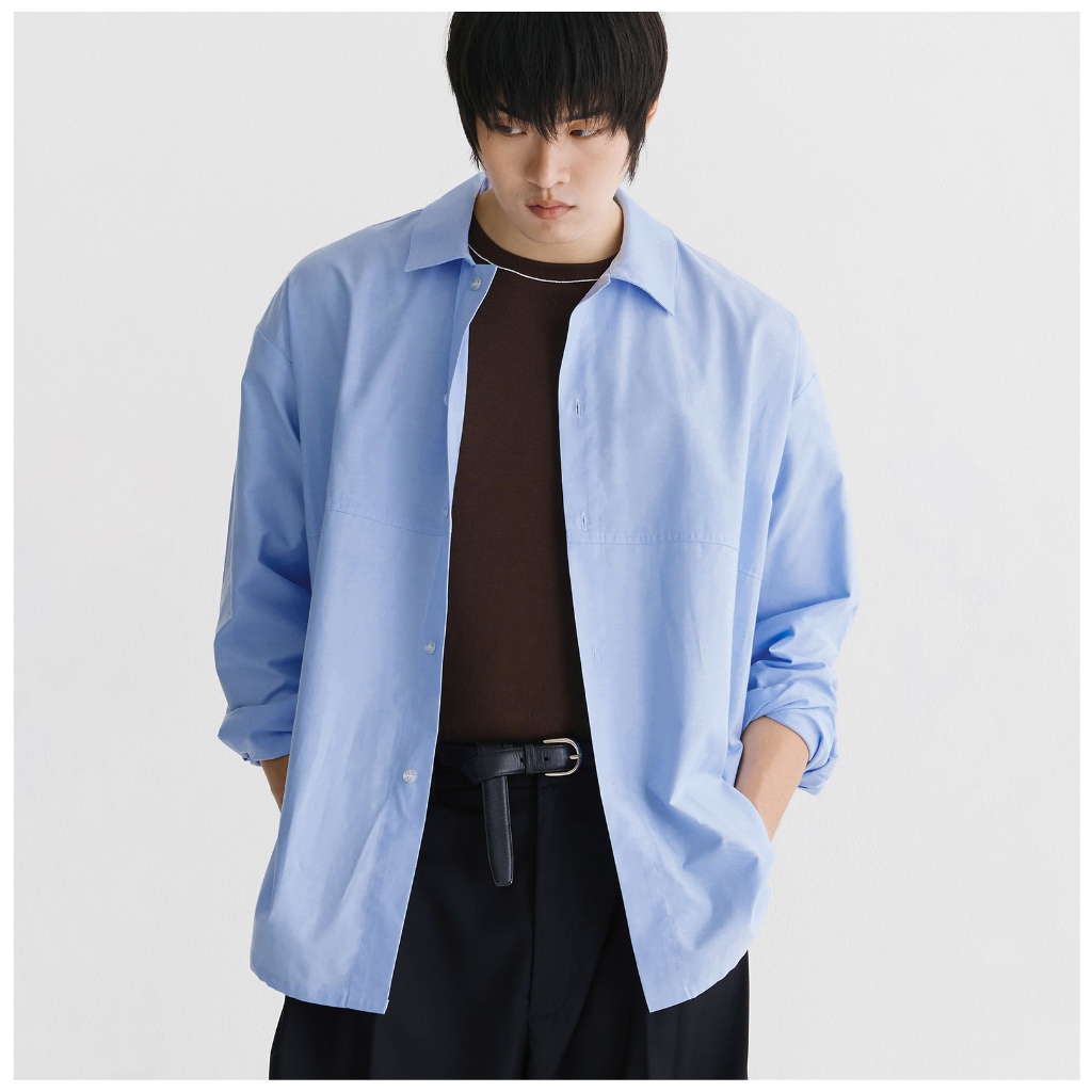 ENDLESS SHIRTS (BLUE) - เสื้อเชิ้ตทรงหลวม