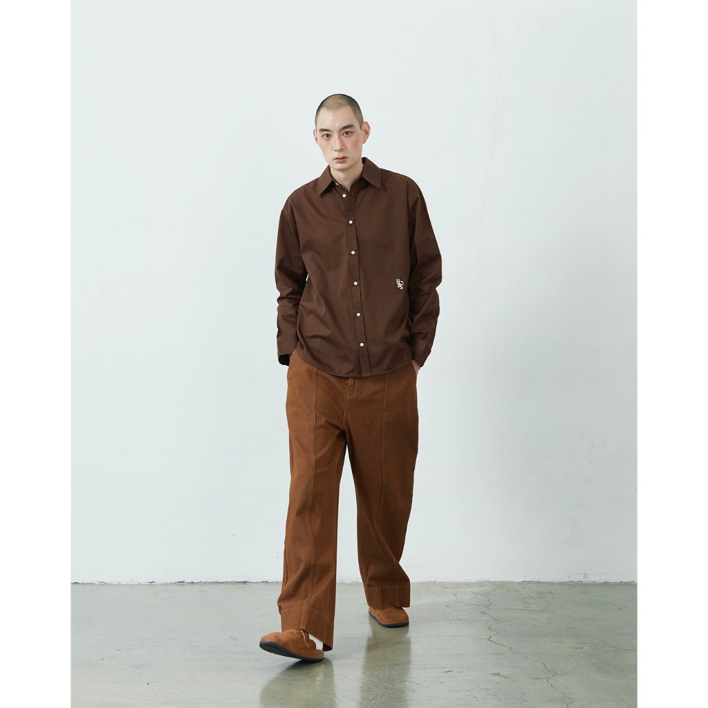 Curve Plain Oversized Fit Shirt Hob Studios ทักแชทรับโค้ดลดเพิ่ม