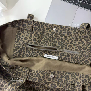 [ พร้อมส่ง ] กระเป๋า ROLAROLA MAISON DE ROLA LEOPARD SHOULDER BAG