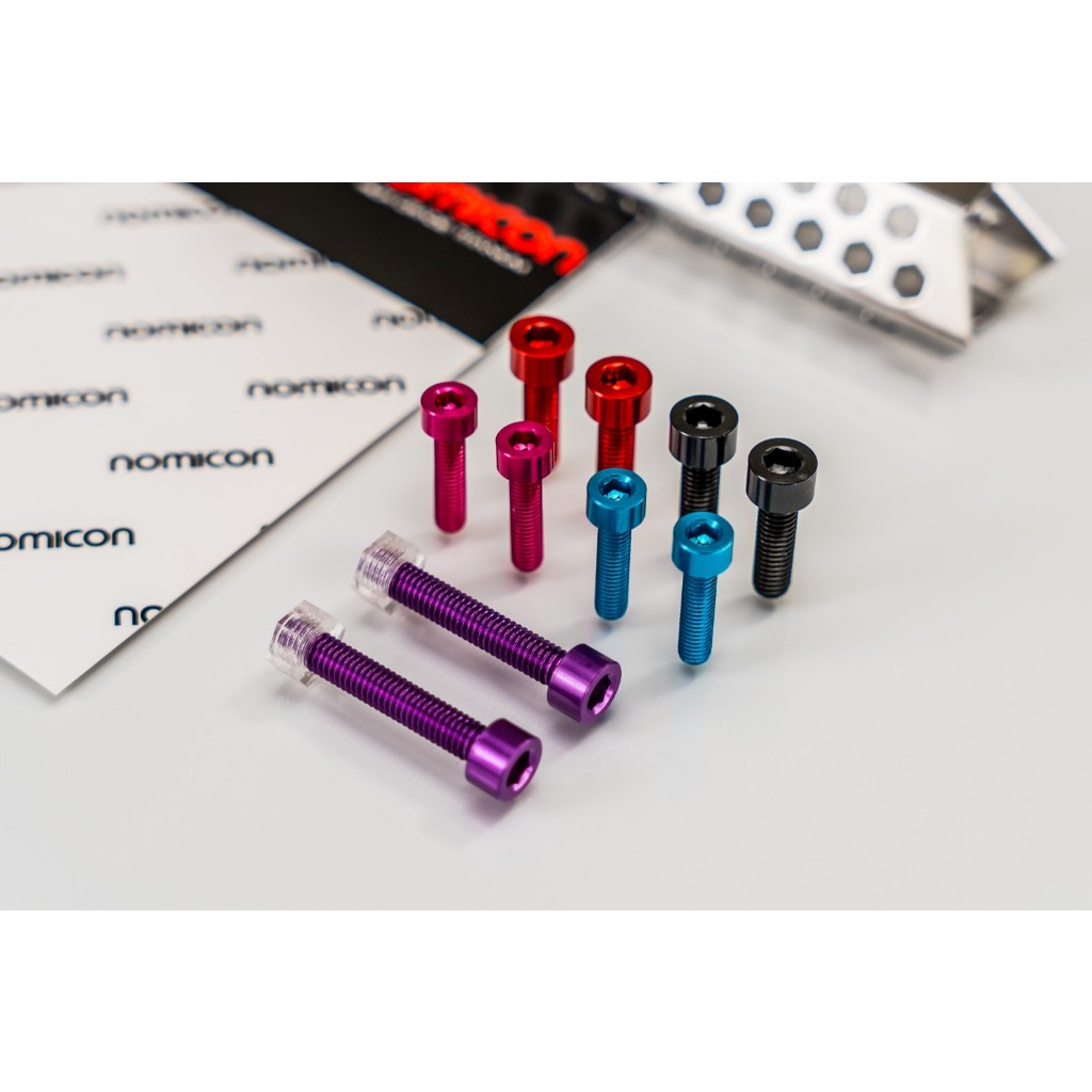 7075 น็อตอลูมิเนียมหัวจมหกเหลี่ยม M4 M5 M6 nomicon