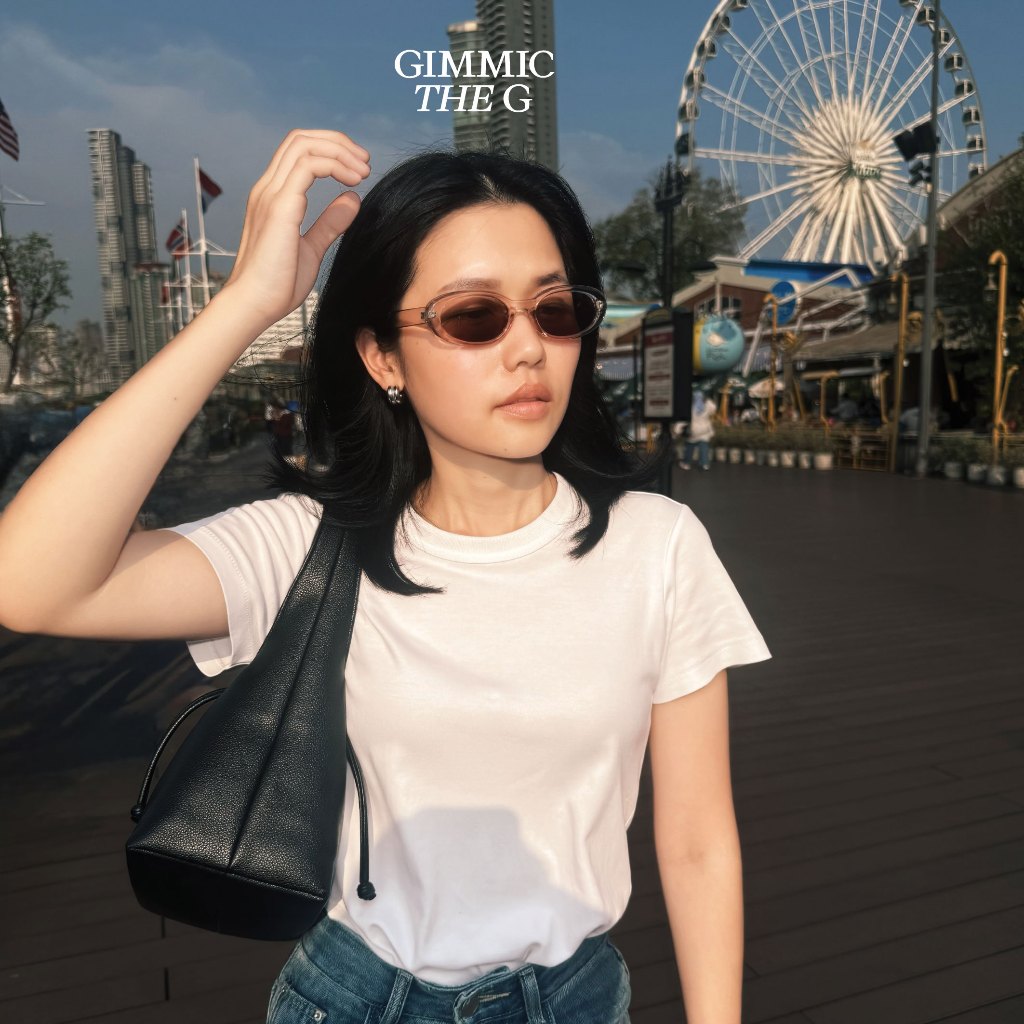 ✨GIMMIC THE G แว่นกันแดดทรงมนรี รุ่น Terra  (พร้อมซอง+ผ้าเช็ดแว่น) 👓💫