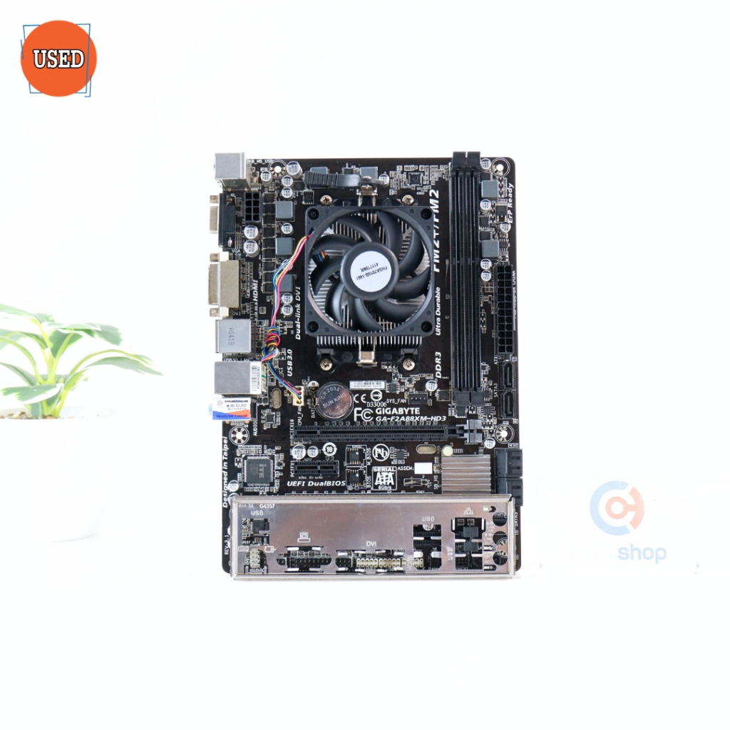 ชุดซีพียูพร้อมเมนบอร์ด CPU: AMD A8-5600K+ MB: GIGABYTE GA-F2A88XM-HD3 P17301