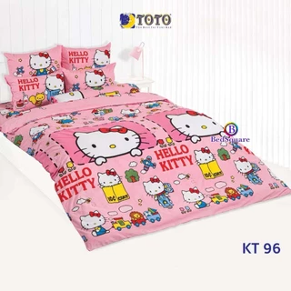 TOTO ผ้าปูที่นอน ขนาด 3.5/5/6 ฟุต (รวมผ้านวม) ลายคิตตี Kitty 2026 KT93 KT94 KT95 KT96 KT97 KT98 KT99 KT100 KT102