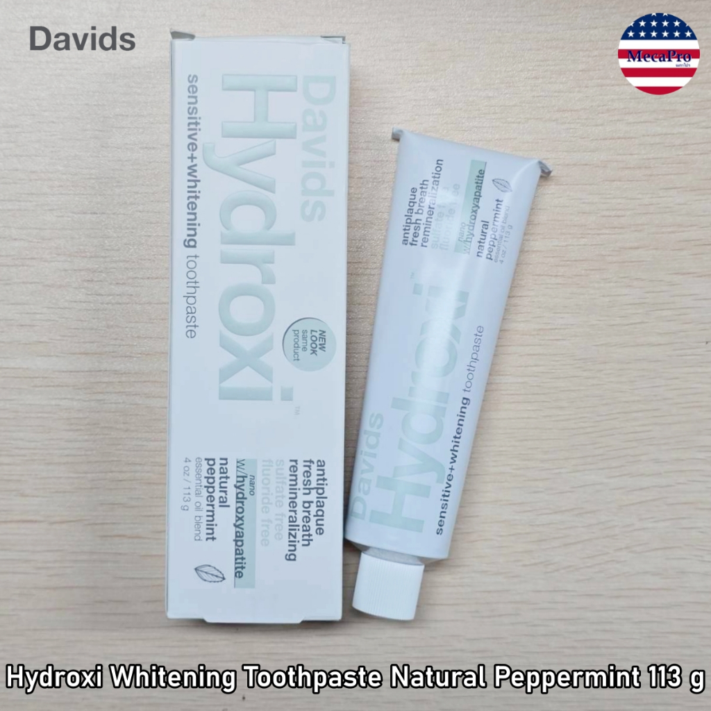 Davids® Hydroxi Whitening Toothpaste Natural Peppermint 113 g ยาสีฟัน