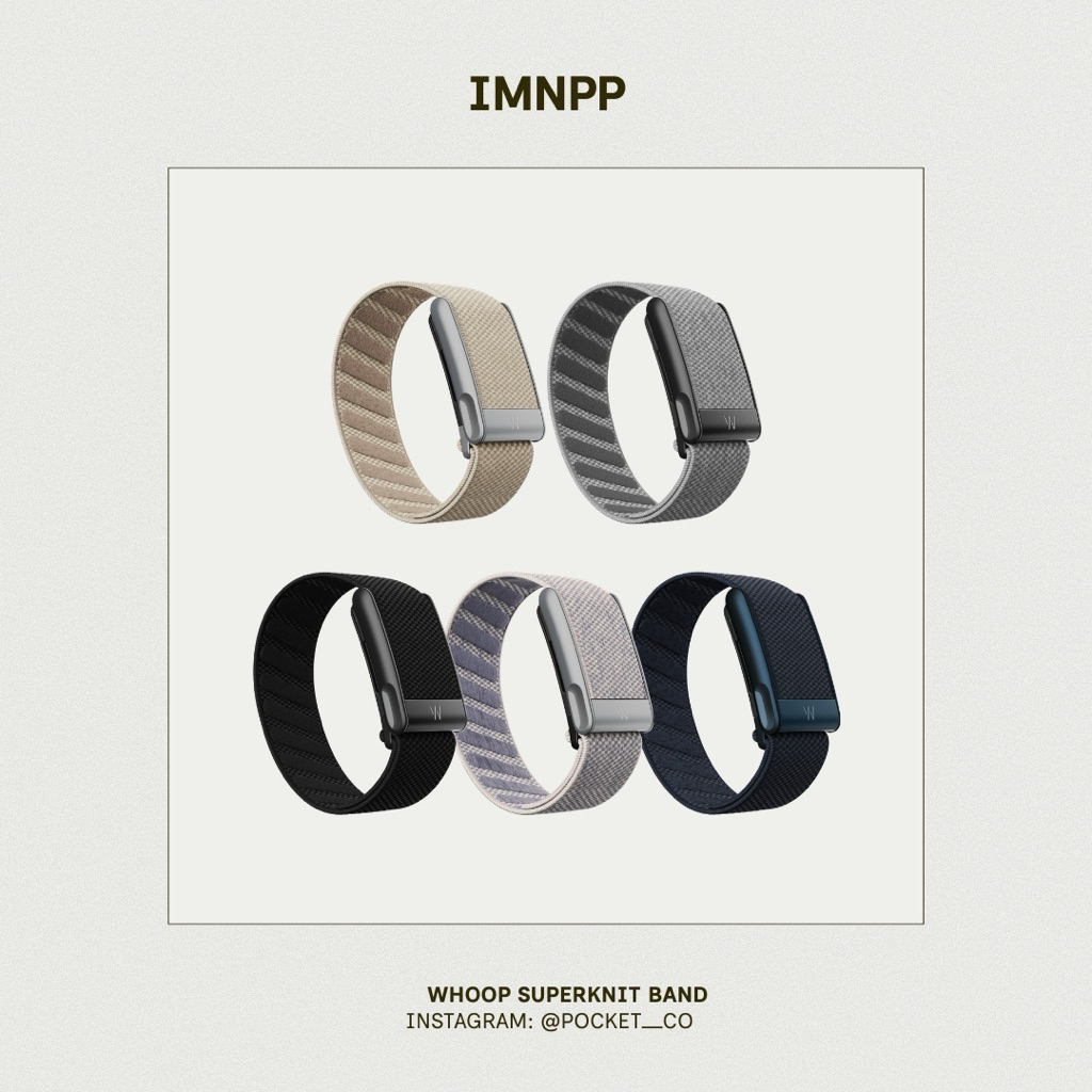 พร้อมส่ง! WHOOP 5.0/MG SuperKnit Band