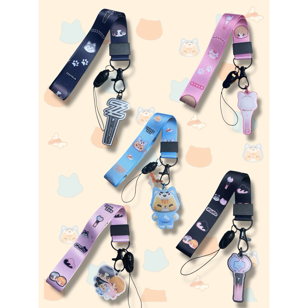 สายคล้องโทรศัพท์ ซีนุนิว น้องซน ไข่เจ๋ง zeenunew Nong Zon lanyard