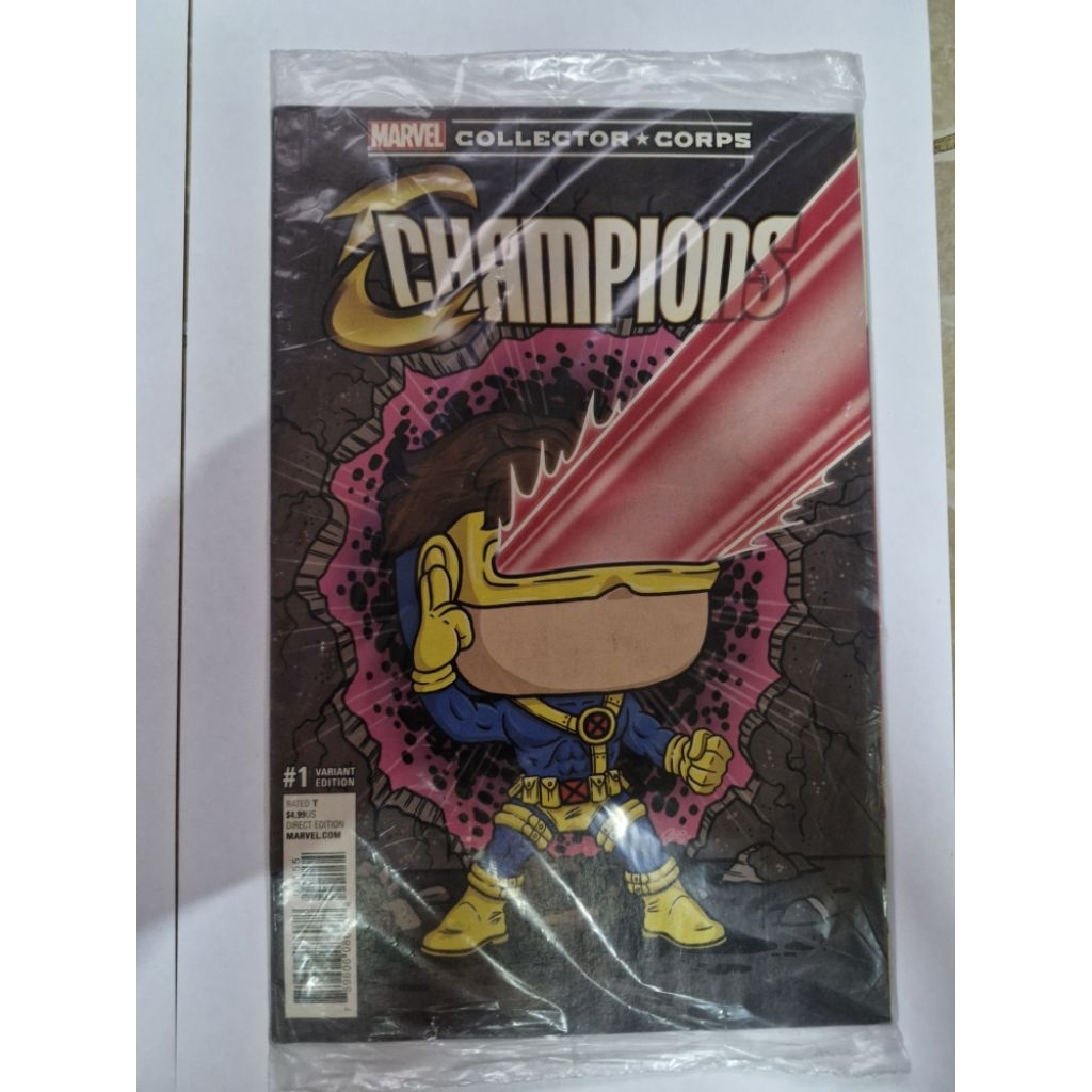 หนังสือ Champions (Vol. 2) #1Y VF/NM; Marvel | Marvel Collector Corps Variant Cyclops 2016