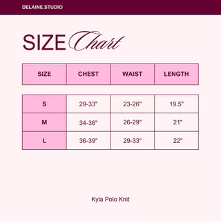 kyla polo knit (new collection)