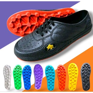 โปรรองเท้าผ้าใบยาง แบบสวมมีปุ่ม/ พื้นเรียบ สตั๊ดดอย เดินป่า …