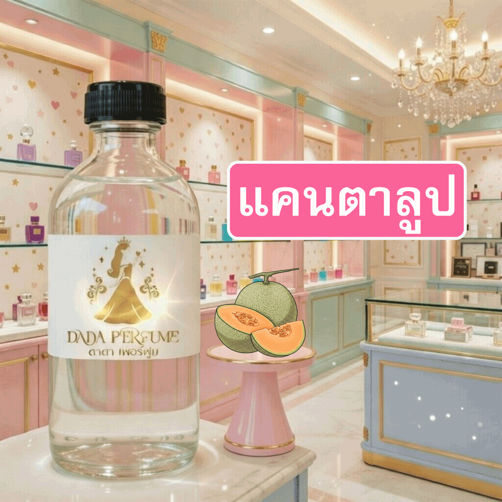 แคนตาลูป น้ำหอมพร้อมใช้ ปริมาณ 125 ml. แถมฟรีขวดสเปร์ย 10 ml. 1 ขวด