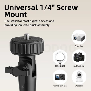GOOJODOQ Multi-functional Stand for Projectors,Cameras,etc 360° Adjustable Viewing Angle Height Adjustable Up to 160cm