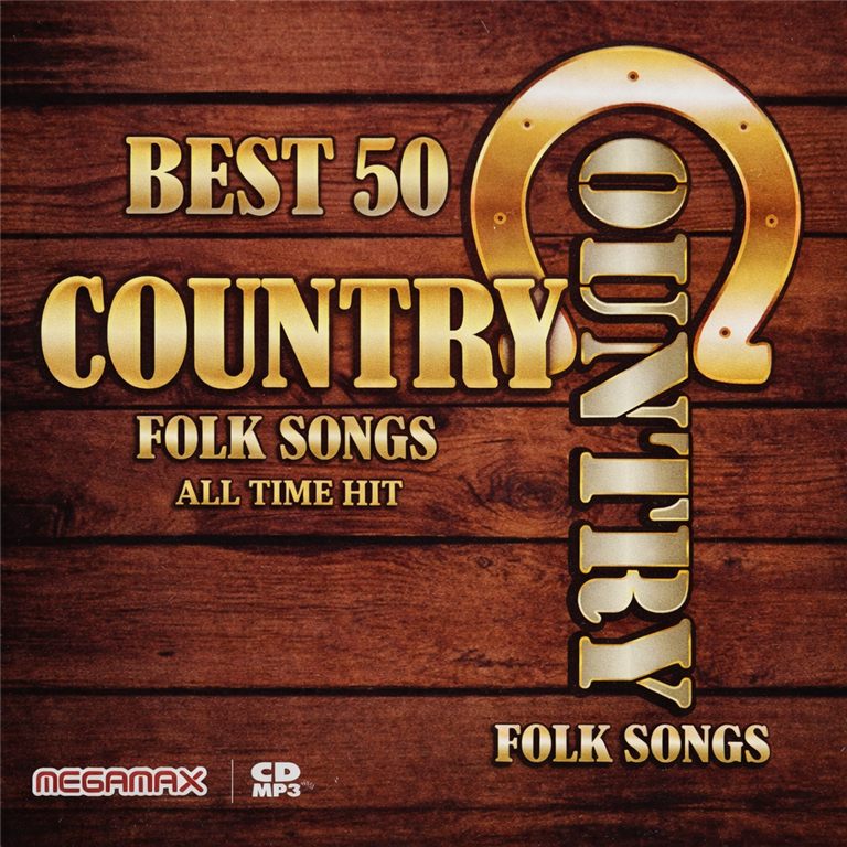 [CD MP3 / USB MP3] 50 Country Folk Songs (320 kbps)