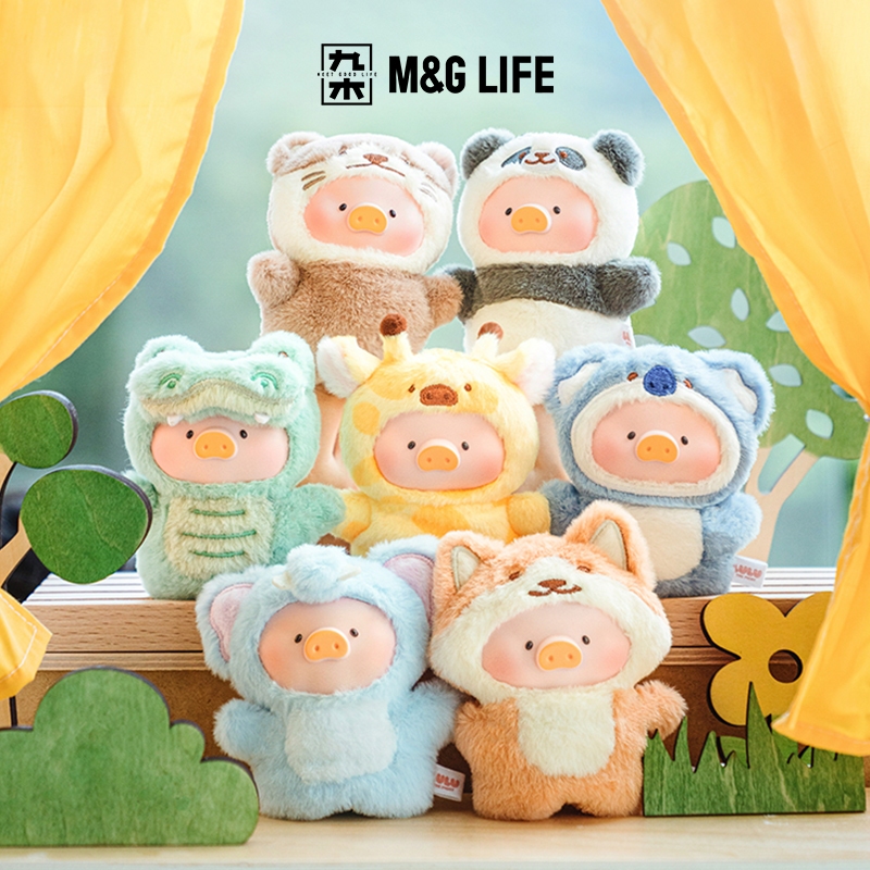 M&G LIFE x LuLu Animal Party Puppet Show Series 1 pcs Blind Box Vinyl Plush Toys