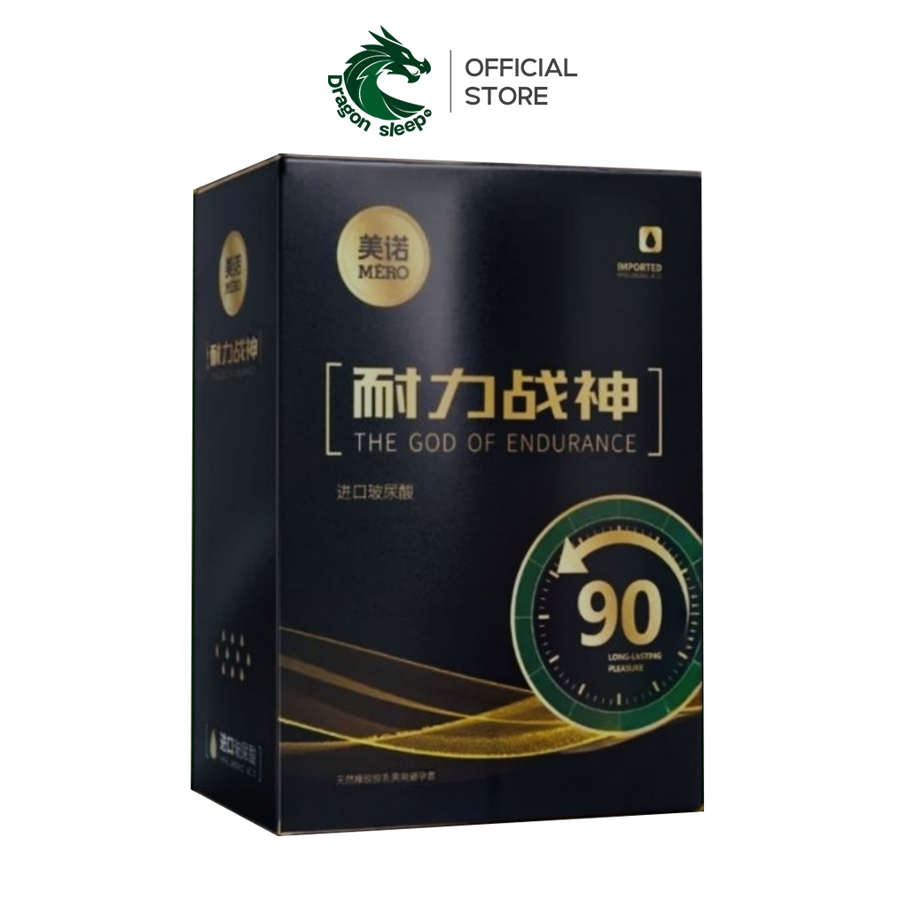 MERO รุ่น GOD ถุงยางอนามัย ชนิดขรุขระ ปุ่ม+ขวาง 52±2 มม. ยาว 180 มม.