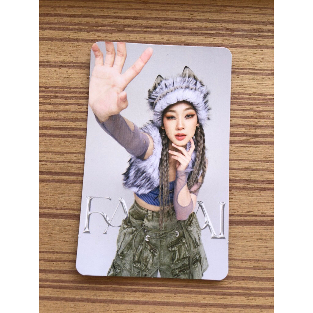 การ์ดSunsu🦋4eve ฝ้าย แท้💯