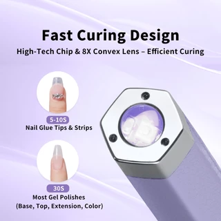 Langton AI Sensor Nail Lamp ไฟฉายอบเล็บ ล็อกอะไหล่ 6 สีตัวเลือก ชาร์จไฟได้ พร้อมขาตั้ง 2026 new size