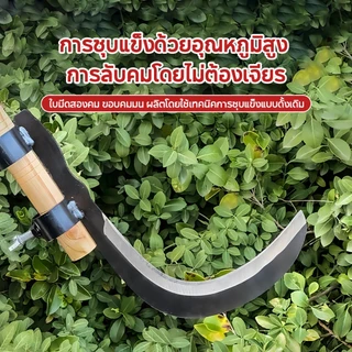 มีดขอ เคียว เกี่ยว เก็บผลไม้ บนที่สูง ไม่ต้องปีนป่าย ให้เสี่ยงอันตราย เหล็กแมงกานีสขนาดใหญ่ หนา คม แข็งแรงทนทาน