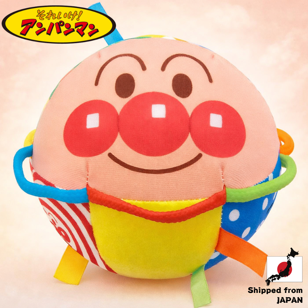 BabyLabo Anpanman Grasp and Roll Toy