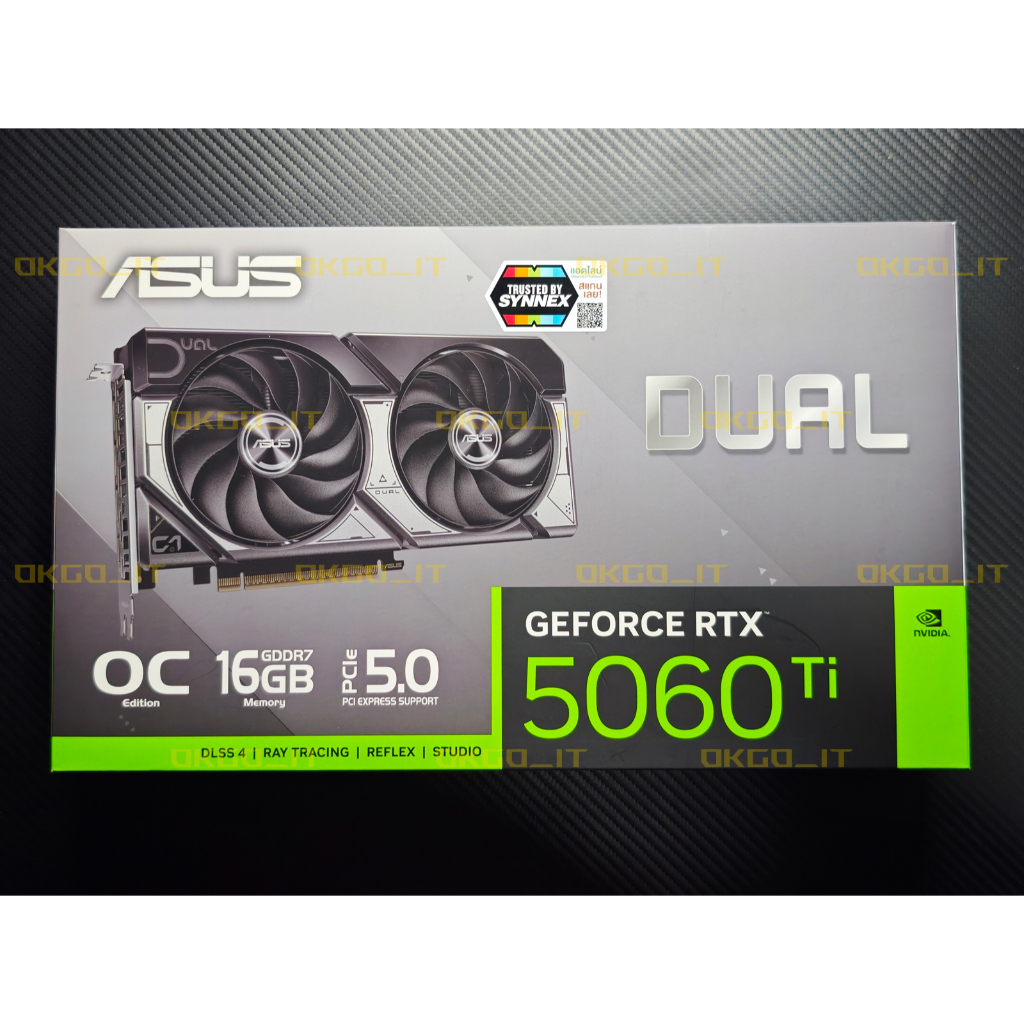 (มือสอง) ASUS DUAL RTX 5060 TI 16GB GDDR7 OC EDITION