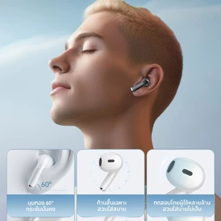 JQVITEK หูฟังบลูทูธ EP91C แบบสวมครึ่งหู เสียงดังชัด แบตเตอรี่อึด Bluetooth 6.0 เชื่อมต่อไว ENC ลดเสียงรบกวน earphones