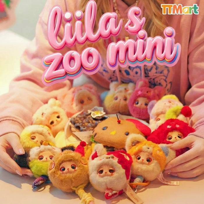 (พร้อมส่ง! จากกทม.🇹🇭) LIILA'S ZOO Mini Plush Lanyard Series - กล่องสุ่มสายคล้องโทรศัพท์ขนนุ่ม