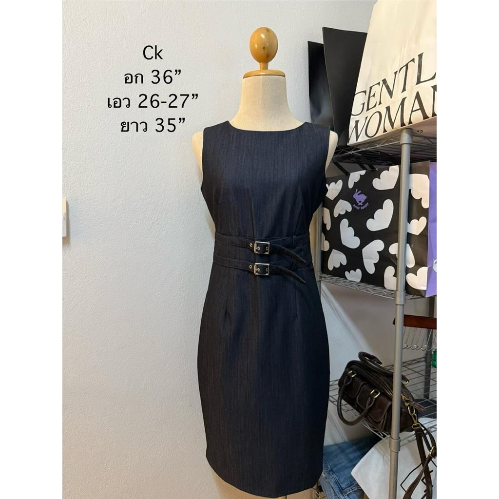 รวมเดรส  Ck มือสองของแท้ สภาพดี