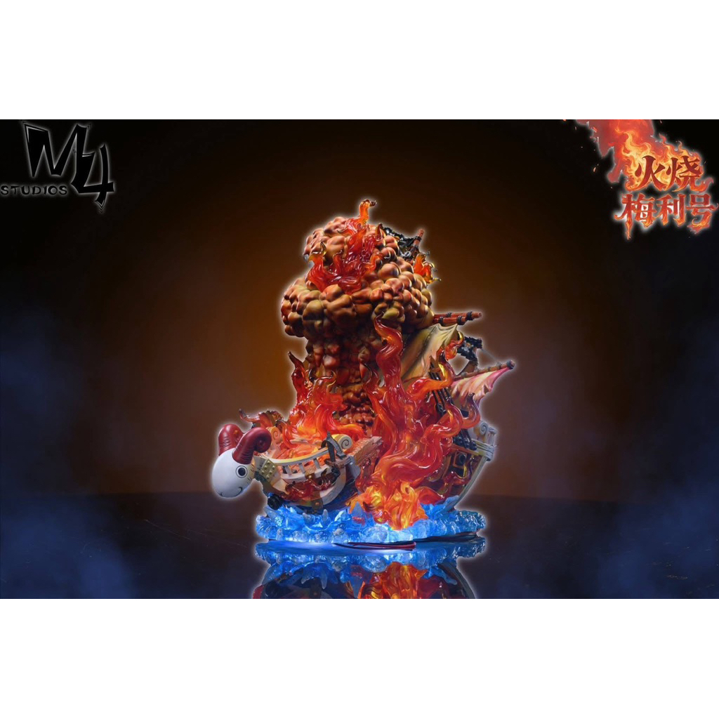 M4 Studio 🔥LED 2 ระบบ🔥- Onepiece Goodbye Going Marry Resin โมเดล เรซิ่น ของแท้ มือ2