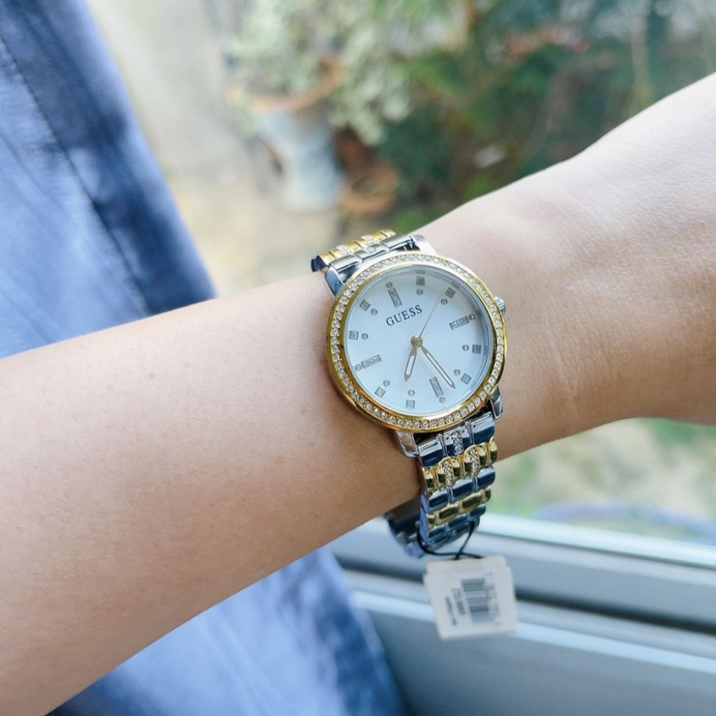 🌻นาฬิกา Guess GW0612L2 HAYLEY 2-TONE