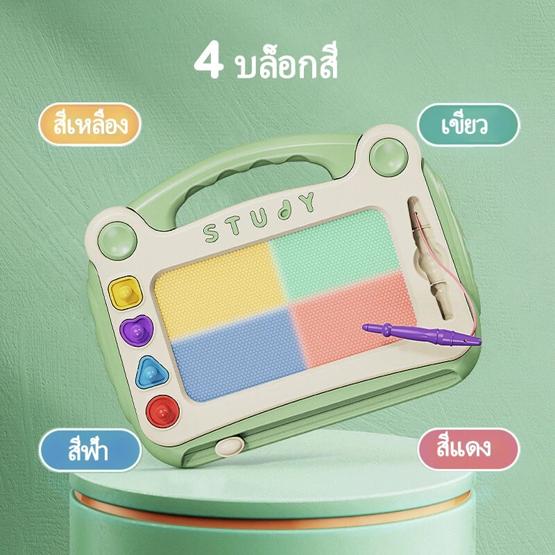 กระดานวาดรูปแม่เหล็กแบบลบได้ พร้อมขาตั้งโต๊ะ กระดานวาดรูป รูปที่ 4