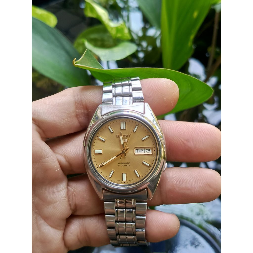 seiko 5 cal.7S26  Automatic vintage ฝาหลังใส (japan แท้มือสอง)