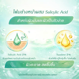Dr.Lan โฟมล้างหน้า BHA กรดซาลิไซลิก ลดสิว ควบคุมความมัน ทำความสะอาดล้ำลึก สำหรับผิวเป็นสิว