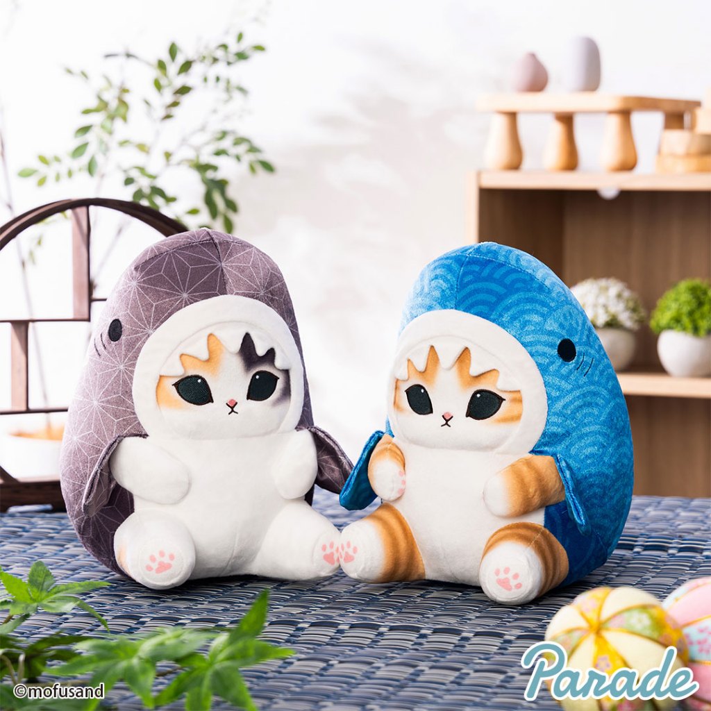 [⭐️แท้/ญี่ปุ่น] ตุ๊กตา Mofusand Shark Nyan Japanese Big Plush Toy - Mofusand ของแท้