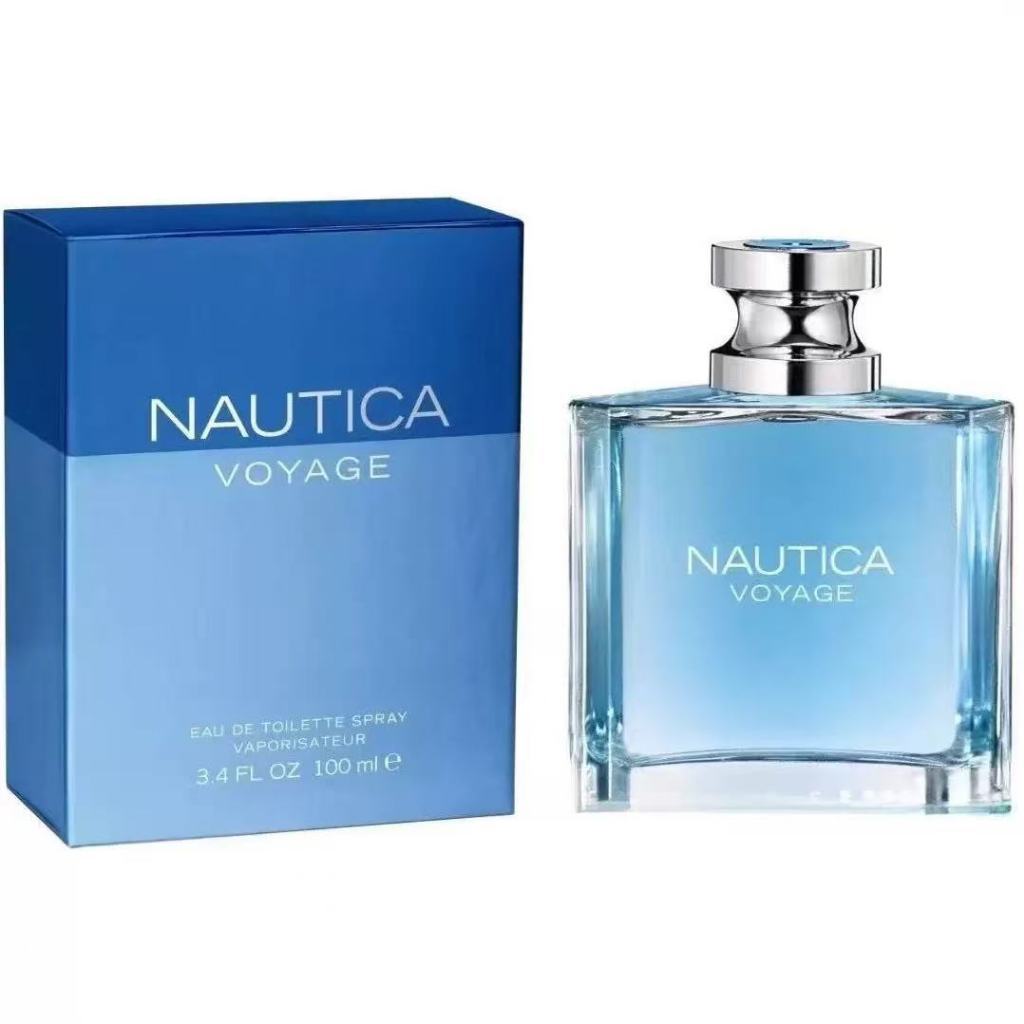 Nautica Voyage For Men EDT 100ml (กล่องซีล) น้ำหอมแท้ 100% กลิ่นหอมสบายใช้ง่ายได้ทุกวัน ส่งด่วนจากไท