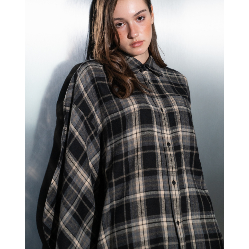 The SRT X17 (TST318) X17 Plaid Dimension Sleeve Shirt (เฉพาะเสื้อเชิ้ต)