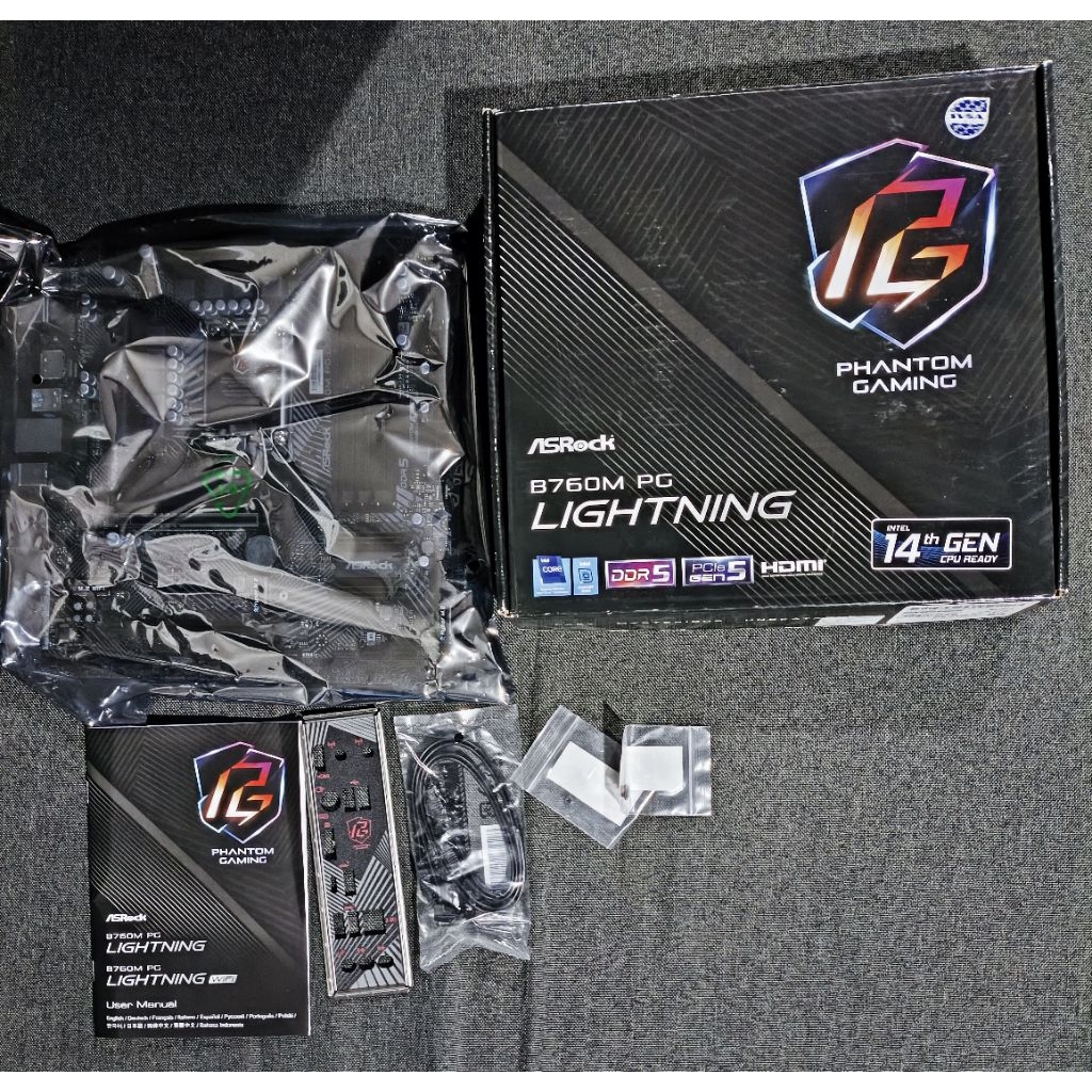 ASROCK MAINBOARD B760M PG LIGHTNING (DDR5)