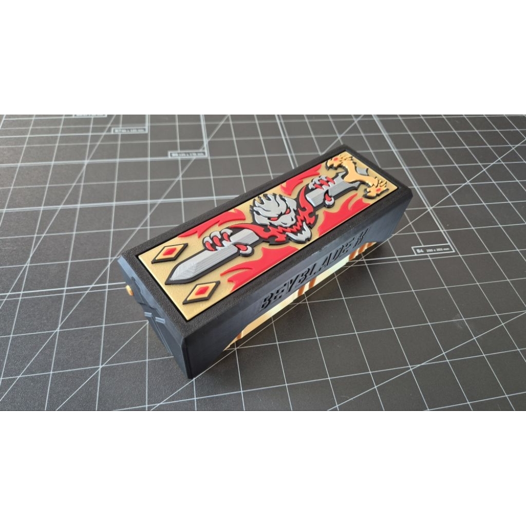 (Pre-order) กล่องใส่ Beyblade X 3on3 รุ่นใหม่ สำหรับแข่ง ดีไซน์ไม่ซ้ำใคร เส้น PLA Bambulab คุณภาพสูง
