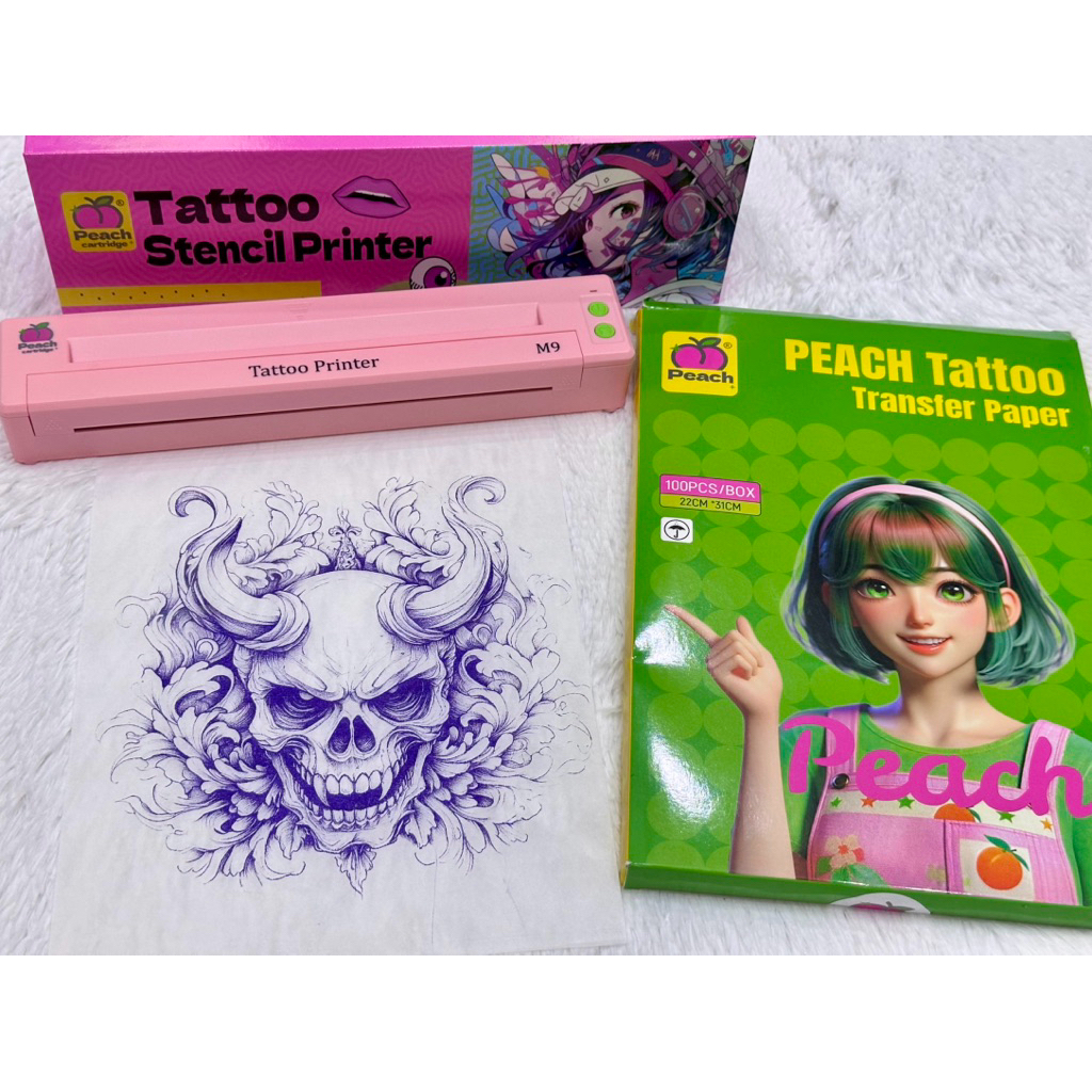 PEACH-M9 Bluetooth A4 Stencil Printer เครื่องพิมพ์ความร้อน