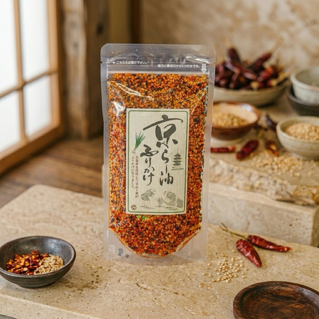 พร้อม​ส่ง​ ฟุริคาเคะ ผงโรยข้าวญี่ปุ่นรสเผ็ด Kyo RaYu Furikake 80g ของฝากยอดฮิตจากเกียวโต