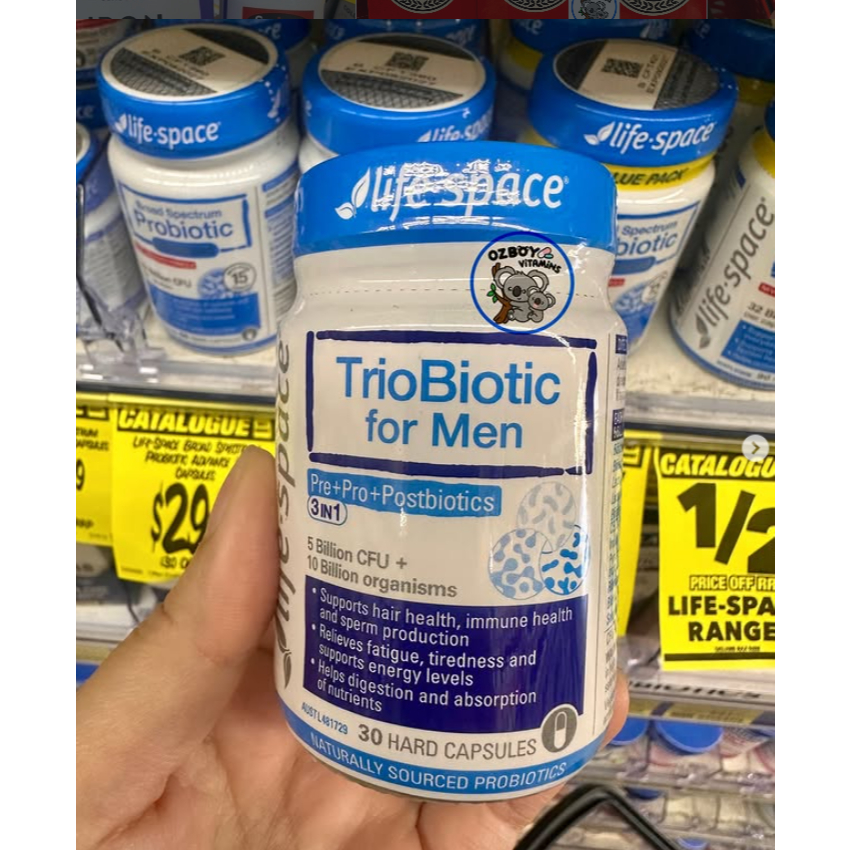 Life space TrioBiotic for men 30 caps