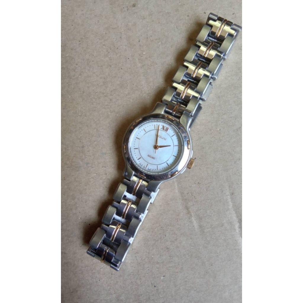 นาฬิกาข้อมือสุภาพสตรีSeiko Excelline #นาฬิกามือสองของแท้