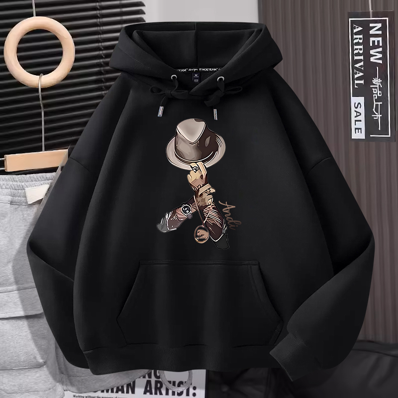 L1002เสื้อฮู้ดแขนยาวผ้านุ่มใสสบายฯ ลายสวยแฟชั่งได้ทั้งชายและหญิง**ปลีก-ส่ง