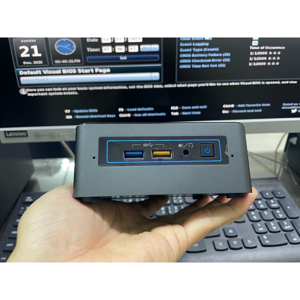 Mini PC Intel NUC7i5BNH  Core™ i5-7620U RAM 8-16 GB SSD 128 GB (มี Windows พร้อม Product Key แท้ติดเ