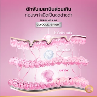 [ใช้โค้ดไลฟ์เหลือ 427.-] L'Oréal Paris Glycolic Bright Anti-Dark Spot Brightening Serum 30ml เซรั่มผิวโกลว์กระจ่างใส